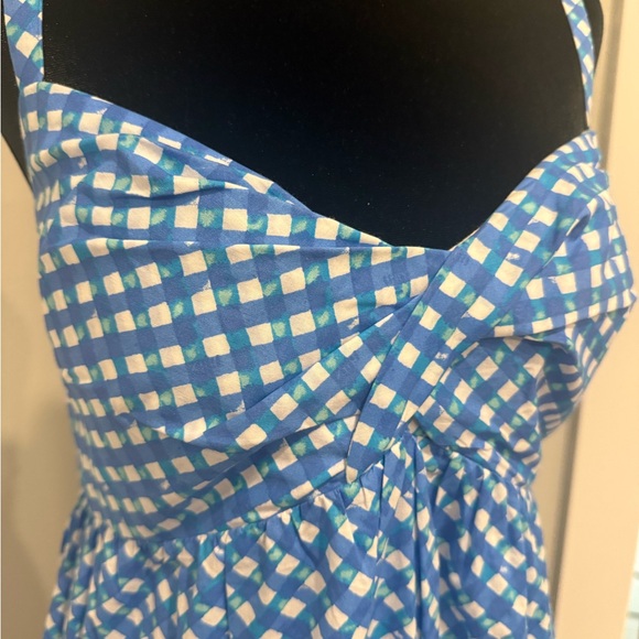 Lilly Pulitzer Blue and Cream Geometric Dress - Picture 3 of 4